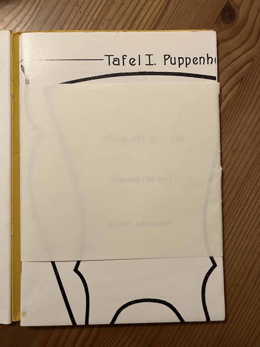 Puppen: Puppenschneiderei Buch Schnittmusterbogen – Neu (gemäss Beschreibung) aus Arboldswil von CJDA 5