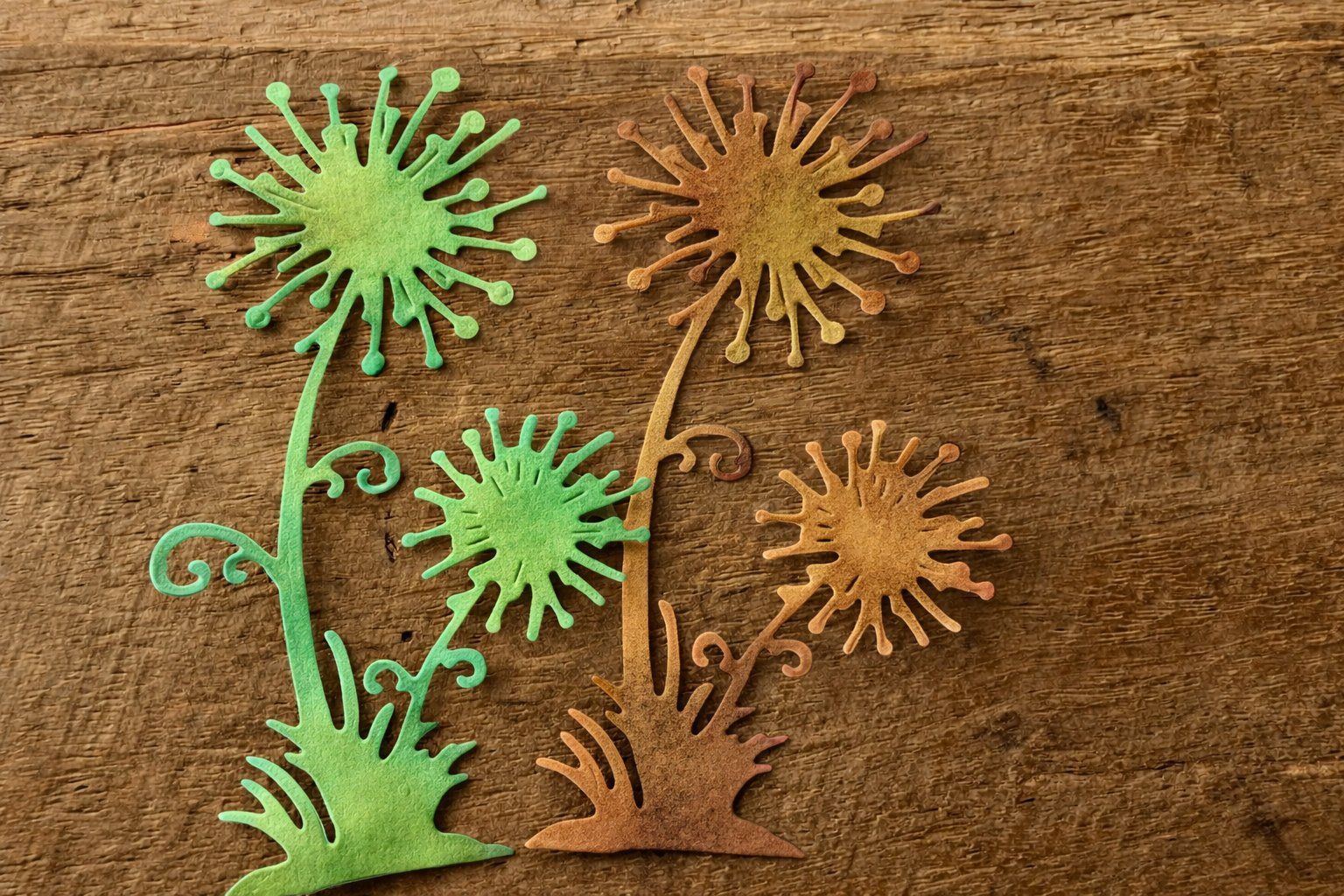 Sciablone: Neue Stanzschablone Blüemli – Nuovo e nell'imballaggio originale da Effretikon venduto da wenuss