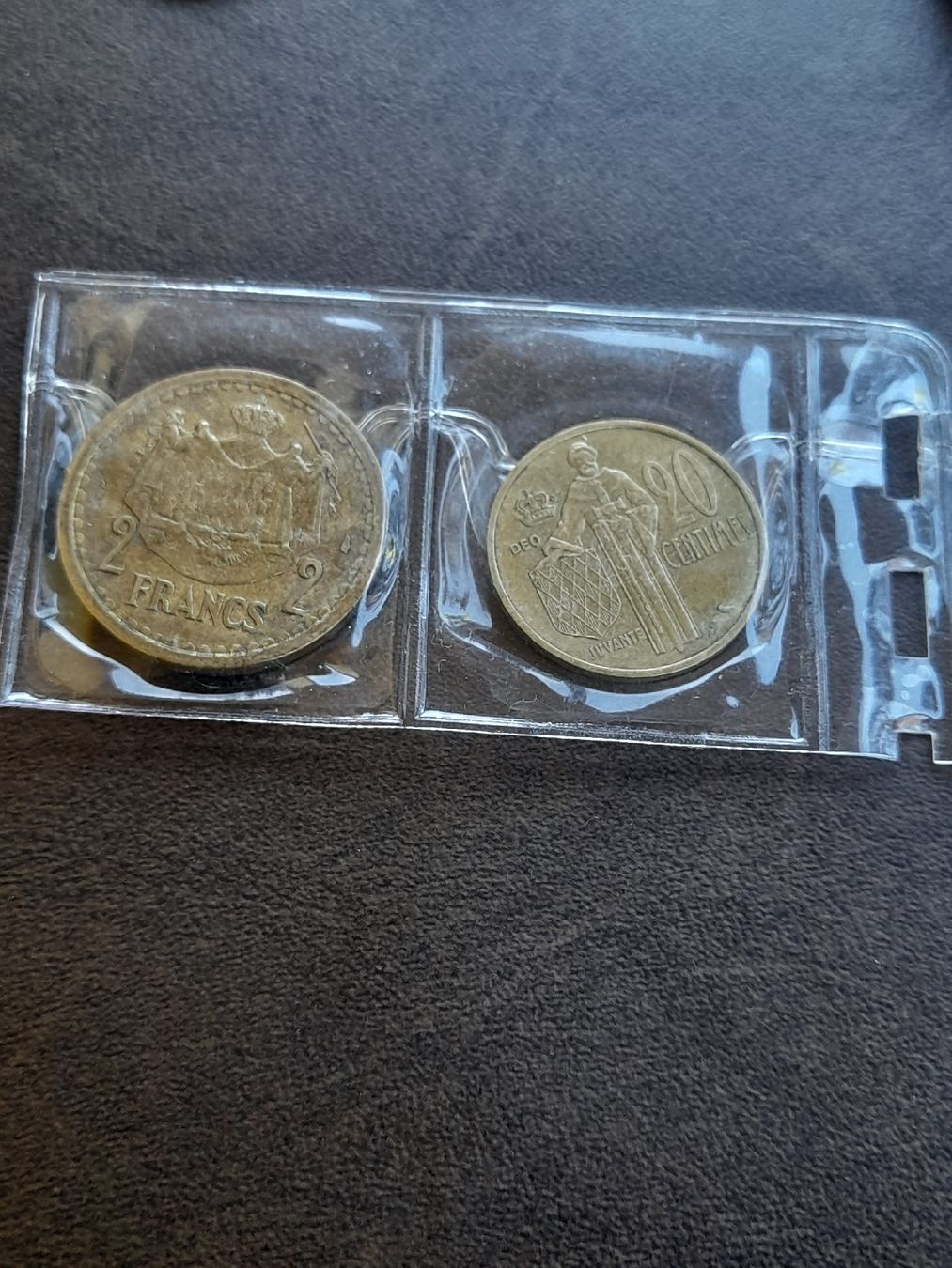 Tutti le monete: Monaco 2 Francs 1945 & 10 Cent 1962 – Usato da Basel venduto da Basel_20 6