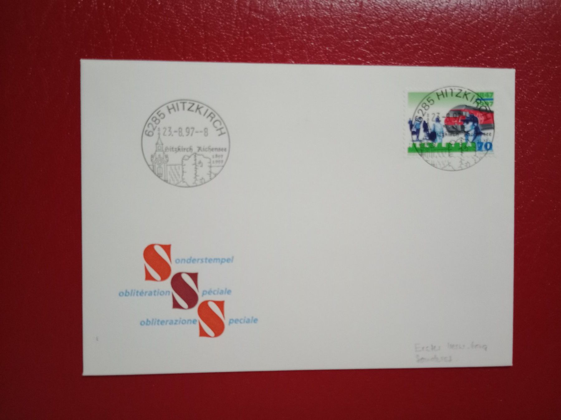 Alle Briefmarken: Sonderstempel Hitzkirch Luzern 1997 – Gebraucht aus Küttigen von Melisch1000