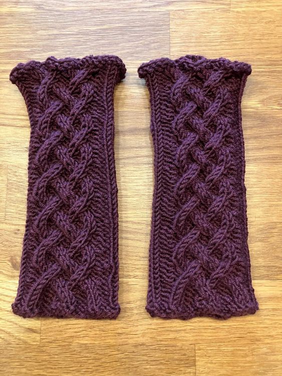 Britta Meier Pulswärmer Aus 100% Merinowolle - Handgefertigt In Ostfriesland