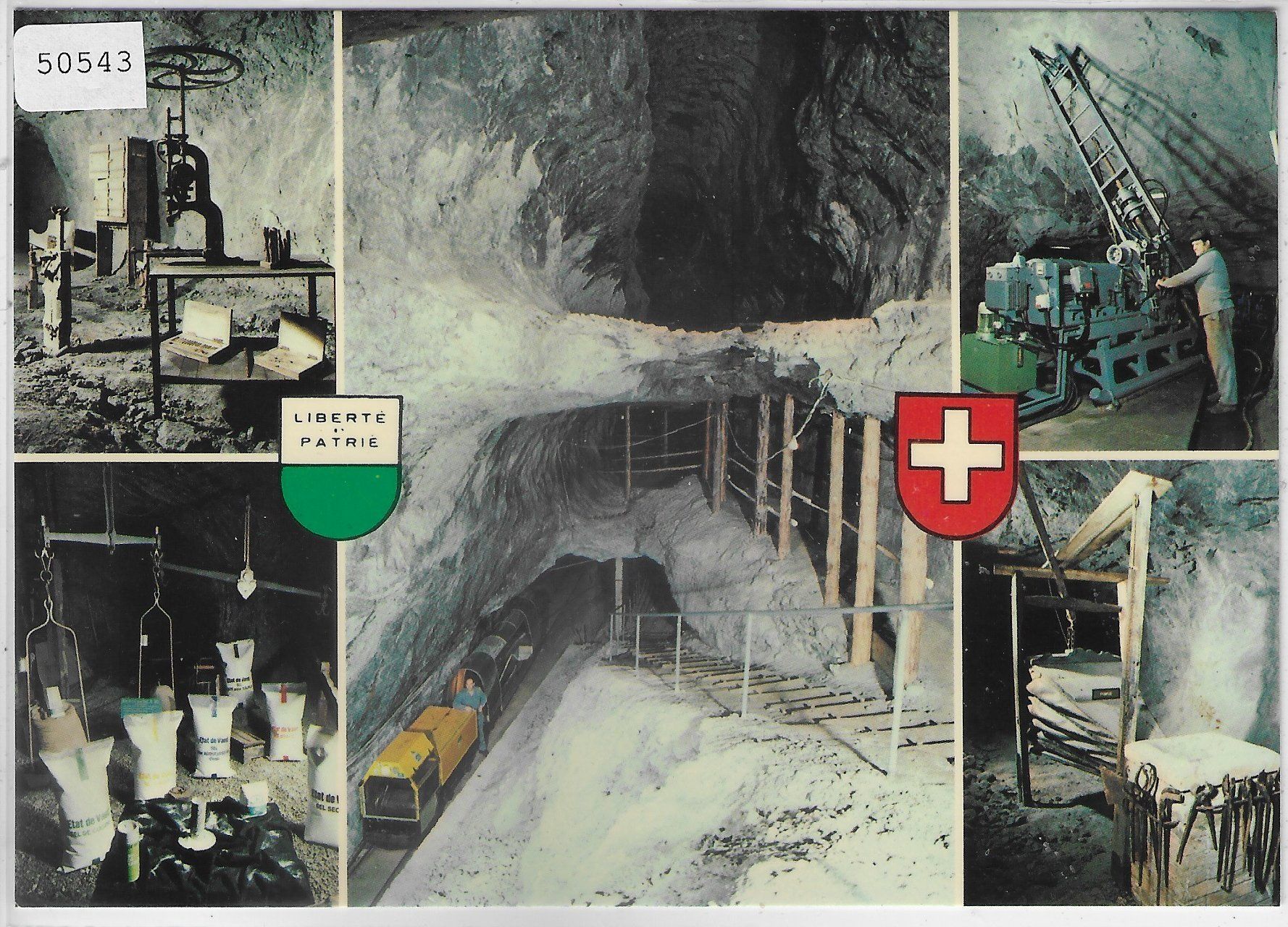 Cartoline postali: Bex - Mines de salines - Multiview – Usato da Ettingen venduto da Kartenplanet