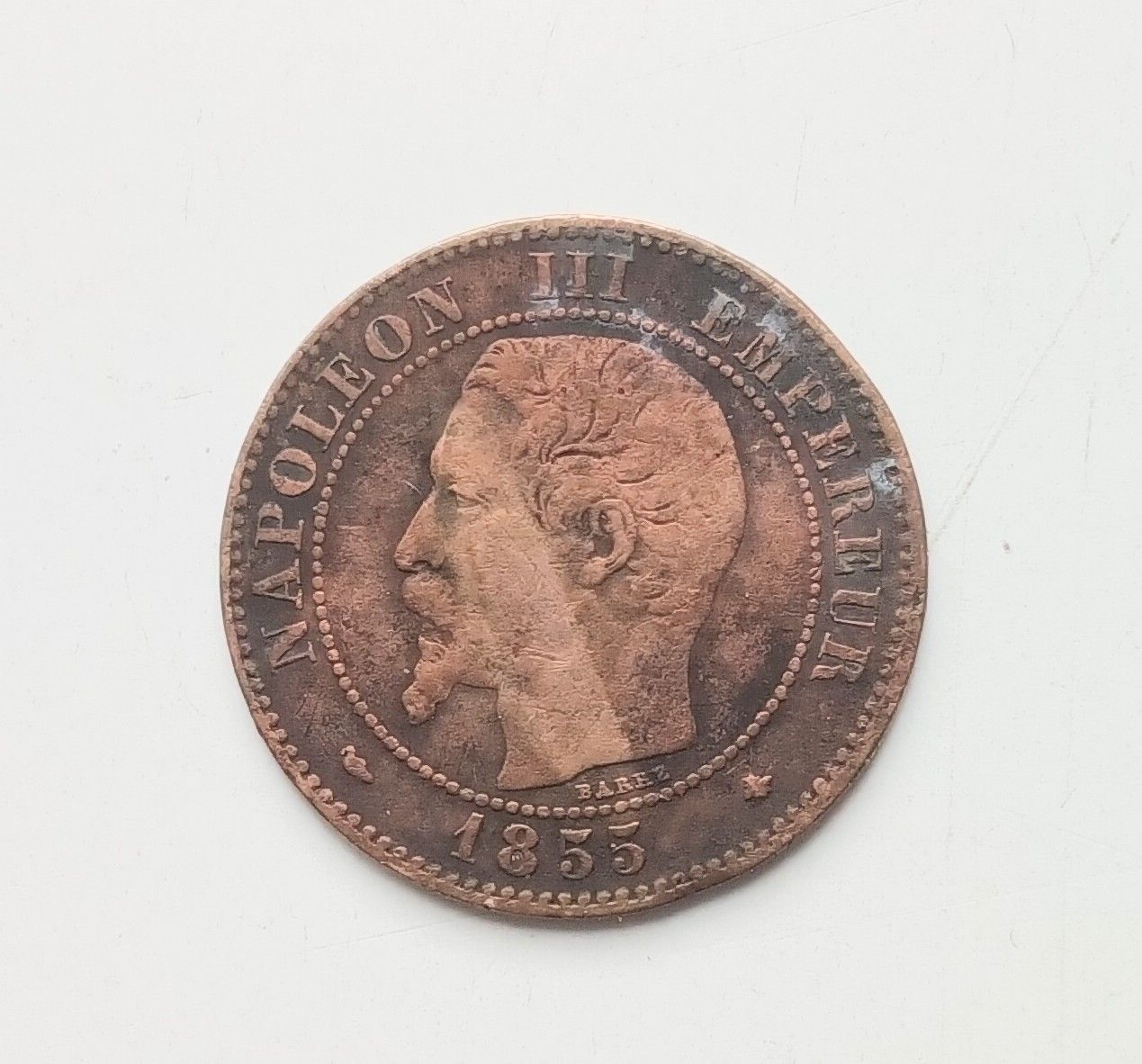 Toutes les monnaies: Frankreich DEUX CENTIMES 1855 – D'occasion à Feldbach par carlotta111 1
