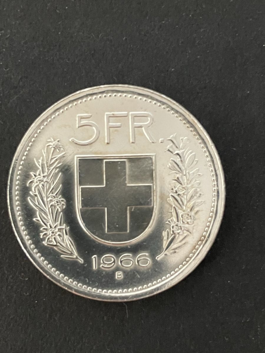 Toutes les monnaies: 5.- Silber CH Jahr 1966 – D'occasion à Meierskappel par Hala03