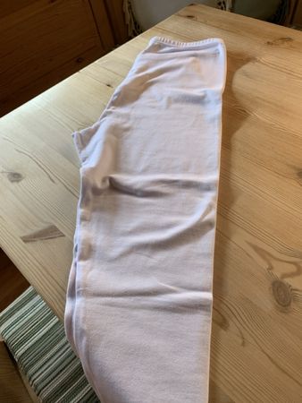 Leggings Gr. 48 von Peter Hahn in Baumwolle weiss
