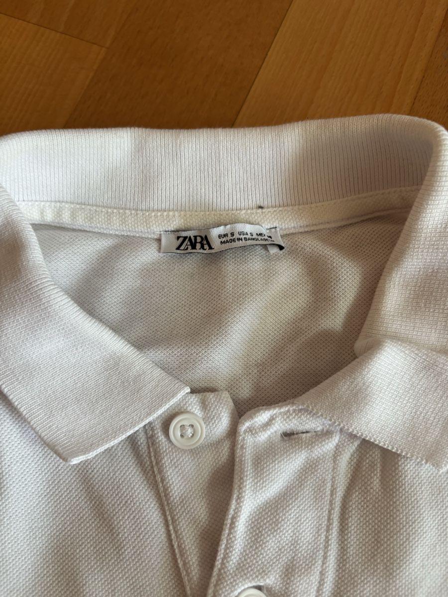 Polos: White Polo Shirt Zara – D'occasion à Chexbres par doe_xns6 1