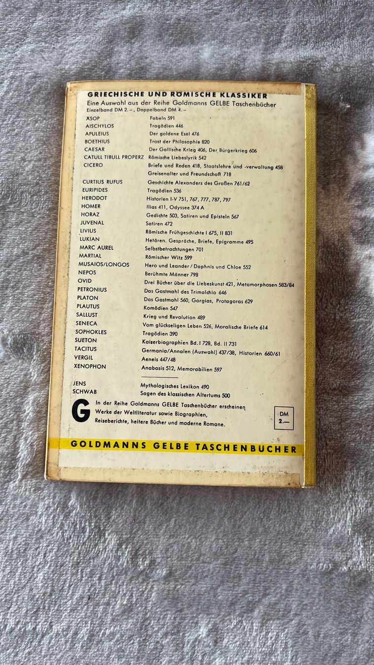 Libri: Aischylos: Tragödien - 1962 – Usato da Schübelbach venduto da Dolly990_2 1