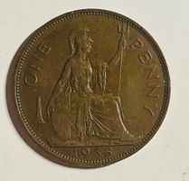 Grossbritannien: One Penny, 1938, Georg VI., Top - VF-30