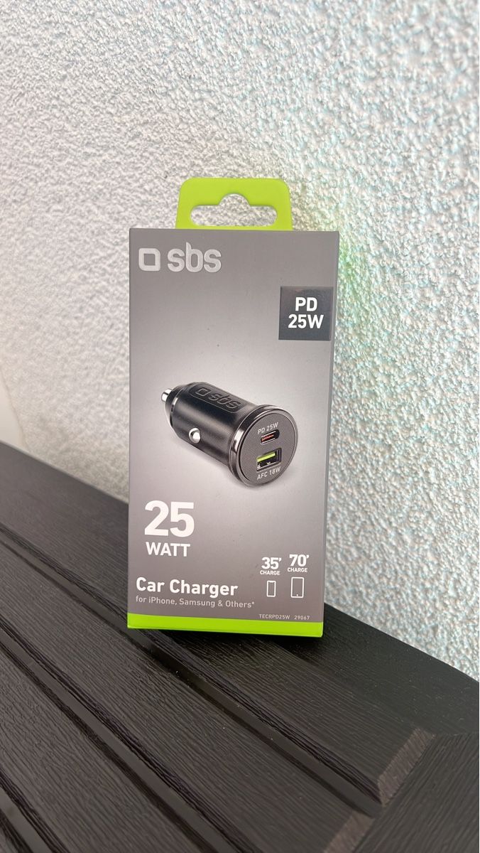 Caricabatterie: SBS 25W KFZ Ladegerät Dual USB – Nuovo e nell'imballaggio originale da Burgdorf venduto da Ard93