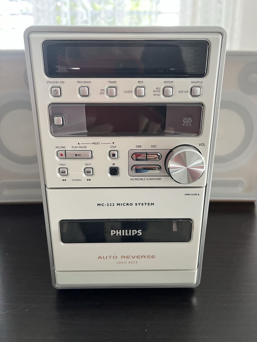Philips Audio- & Mediensysteme: Philips Micro System MC-222 mit Lautsprechern gebraucht – Gebraucht aus Bassersdorf von Rosa667 1