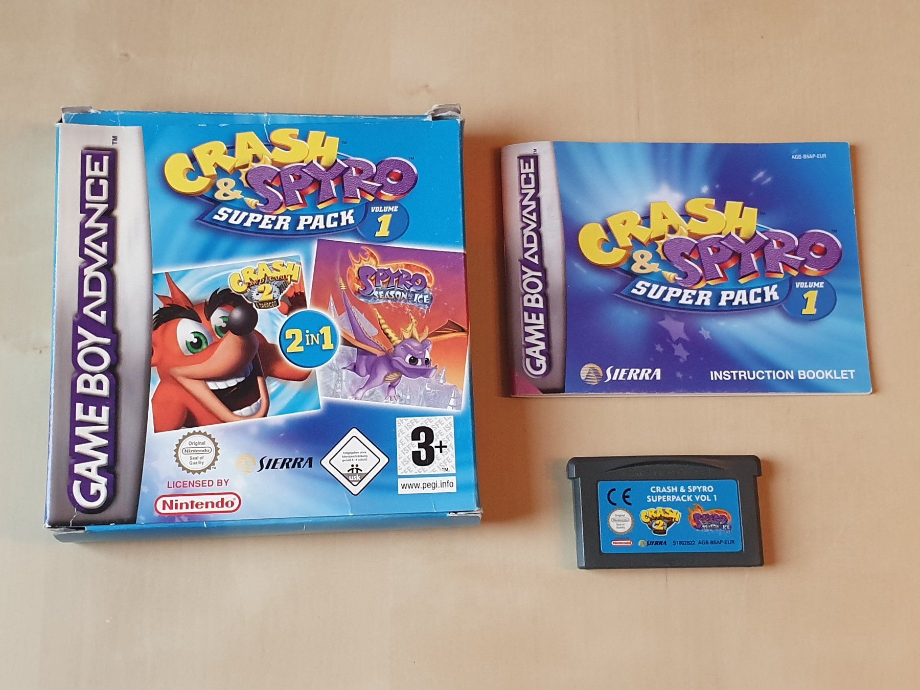 Nintendo Giochi: Crash & Spyro Super Pack Vol. 1 – Usato da Stansstad venduto da collectorsshop 4