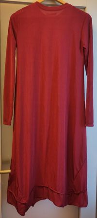 Rotes Maxikleid mit tollem Saum (Ethnic), wie H&M, Gr.S, neu