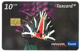 Taxcard S207.1 Schmetterling 10 Fr, 1. Auflage