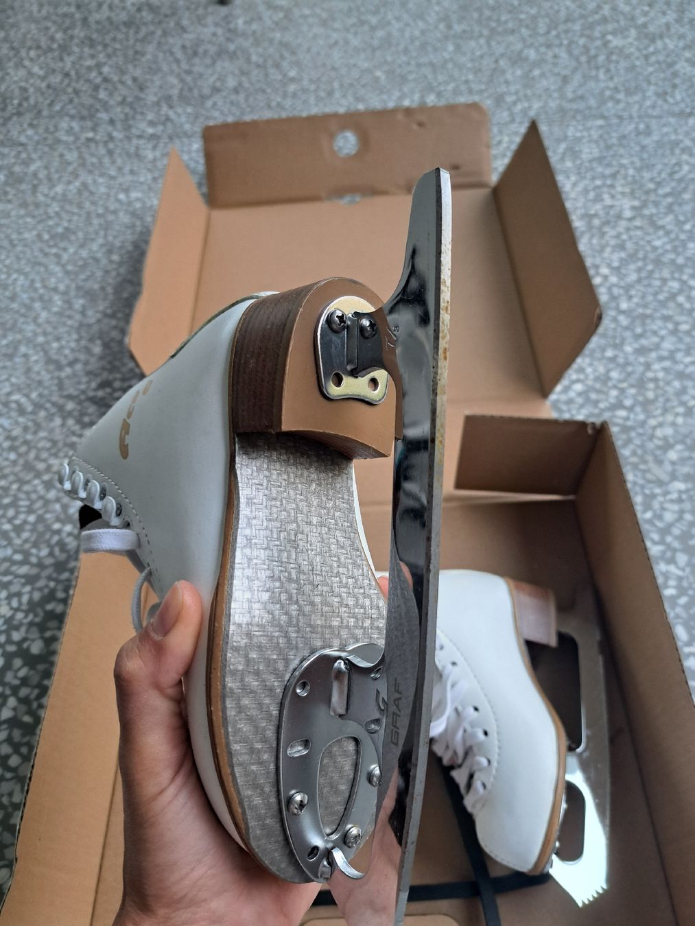 Graf Pattini da ghiaccio: Schlittschuhe Graf Ace 29 - 11M – Nuovo (secondo la descrizione) da Geroldswil venduto da Kaku19 1