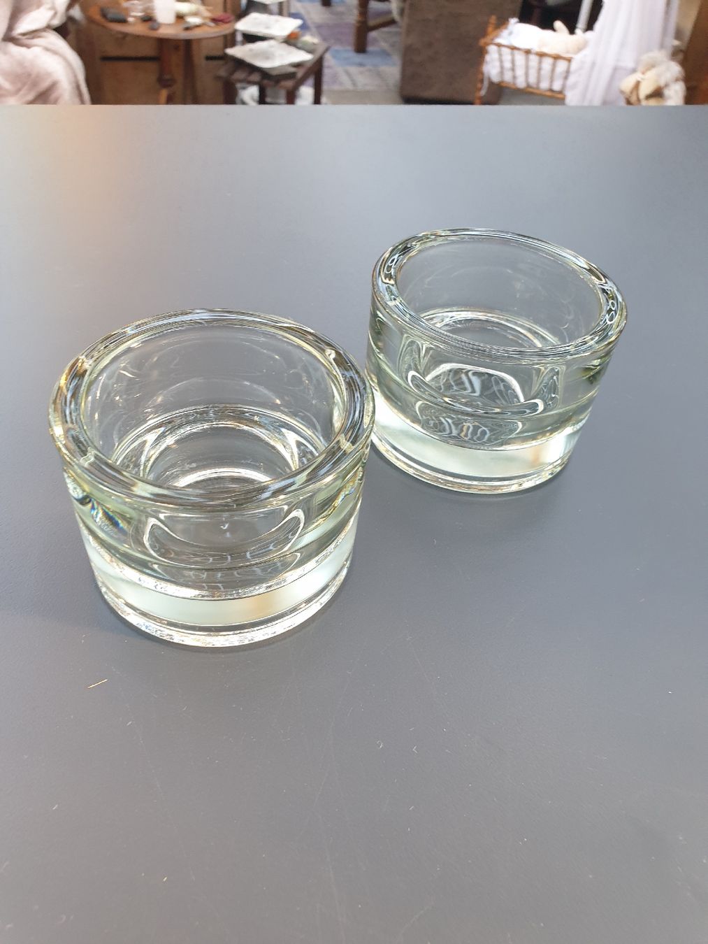 Bougeoirs: Teelichtgläser 2 er Set – D'occasion à Feldbach par Gwaechshuus