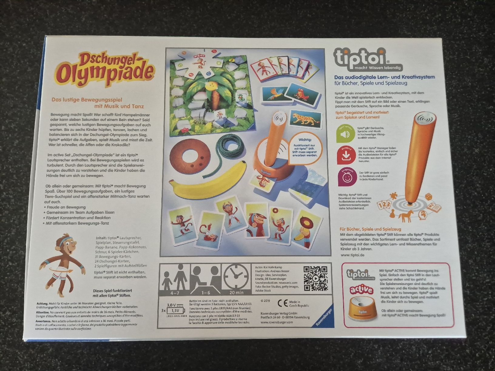 Ravensburger Giochi: Tiptoi Spiel "Dschungel-Olympiade" – Usato da Windisch venduto da Jewi1 1