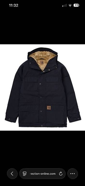 Giacche: Carhartt WIP Mentley Jacket - black – Usato da Bern venduto da ste_hdz9 3