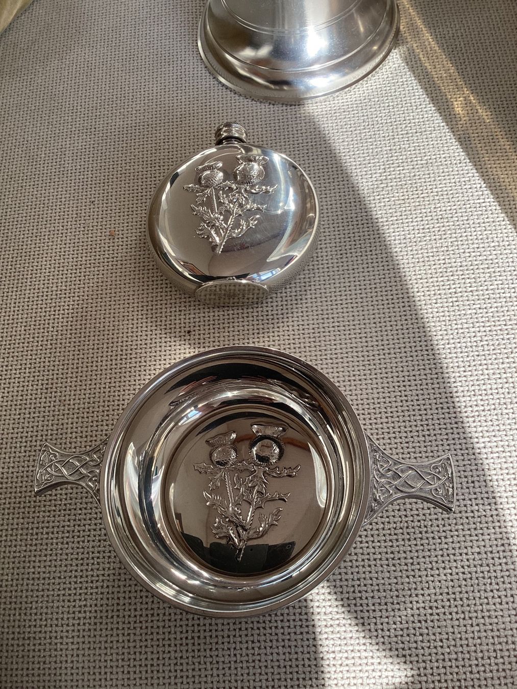 Flaconi: Edwin Blyde pewter flask / dish – Usato da Bursinel venduto da don_ccb9 1