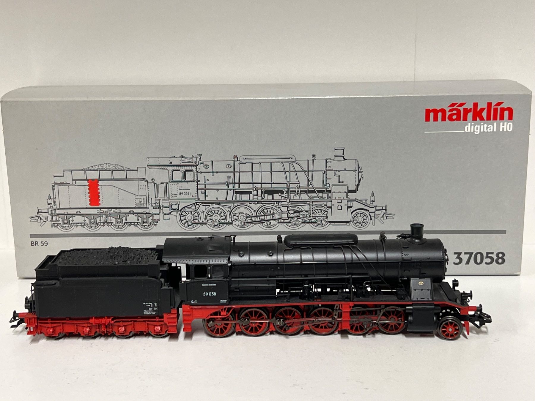 Märklin Modelleisenbahnen: Märklin 37058 BR 59 DB Digital – Neu (gemäss Beschreibung) aus Neuenhof von ludovicco