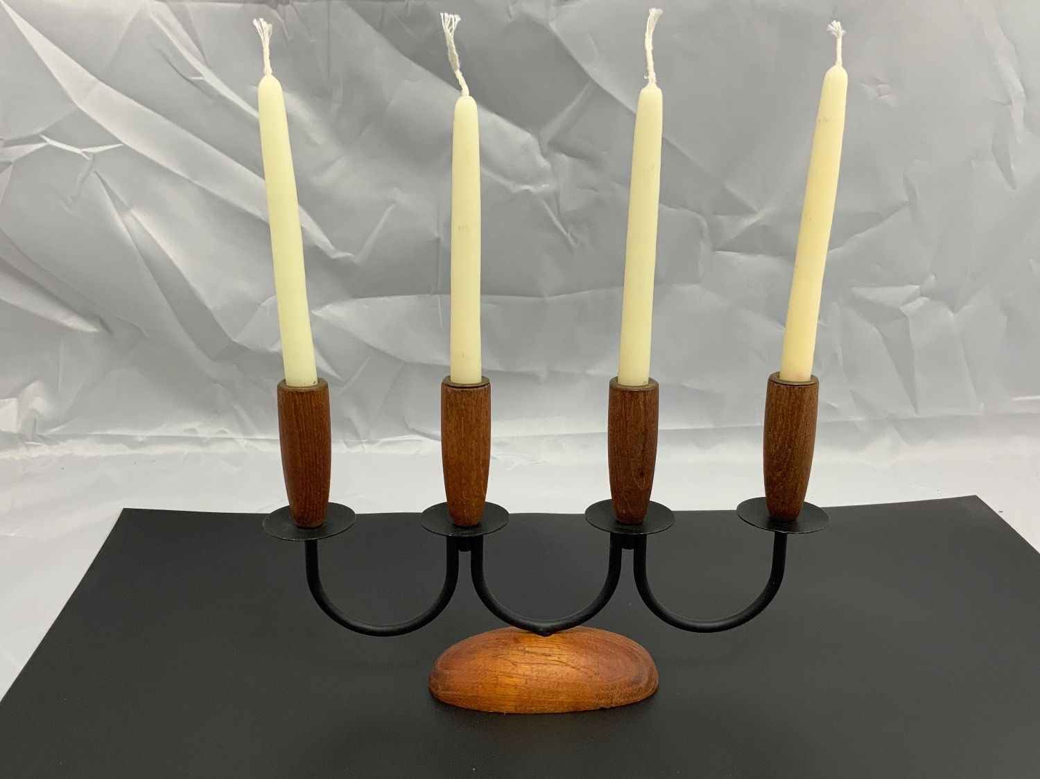 Portacandele: Teak Kerzenständer – Usato da Erlach venduto da silvia3235 1