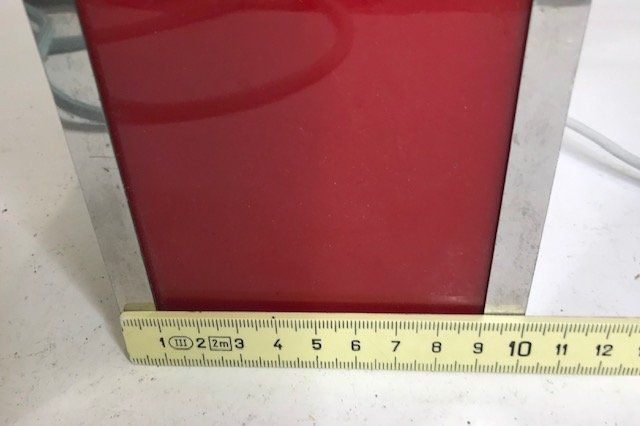 Lampen: Leuchtbuchstabe I rotes Plexiglas mit verchromtem Gehäuse – Gebraucht aus Zürich von gigimai67 8