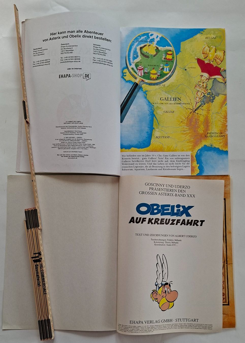 Fumetti: 2 Asterix & Obelix Comic: Kampf der Häuptlinge, Kreuzfahrt – Usato da Opfikon venduto da Diversamente 2