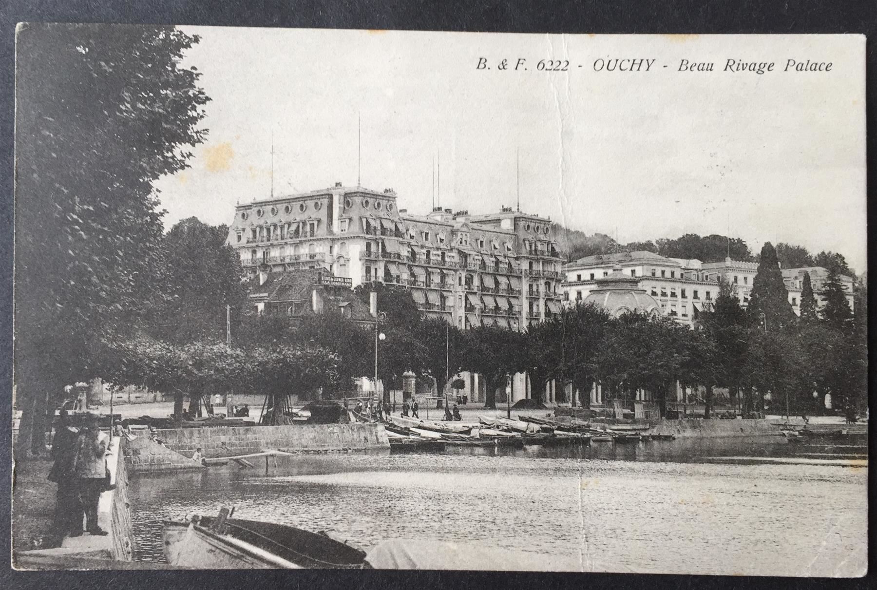 Cartes postales: OUCHY Beau Rivage Palace – D'occasion à Jona par philajona