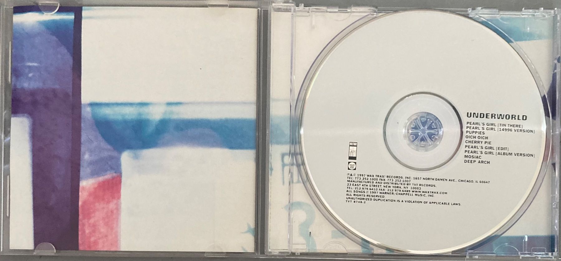 CDs: UNDERWORLD - PEARL'S GIRL – Gebraucht aus Poliez-Pittet von Newtown-Records 2