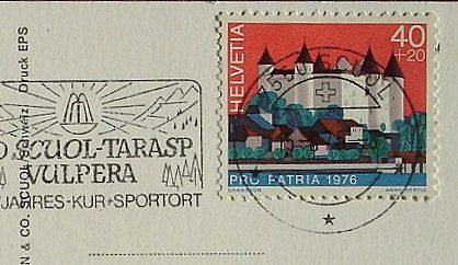 Ansichtskarten: SCUOL-TARASP-VULPERA – Gebraucht aus Jona von philajona 1