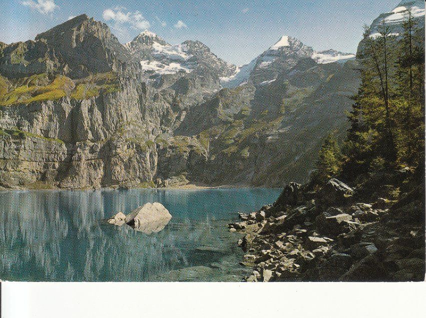 Cartoline postali: Oeschinensee 1969 – Usato da Bürglen TG venduto da StampGraf