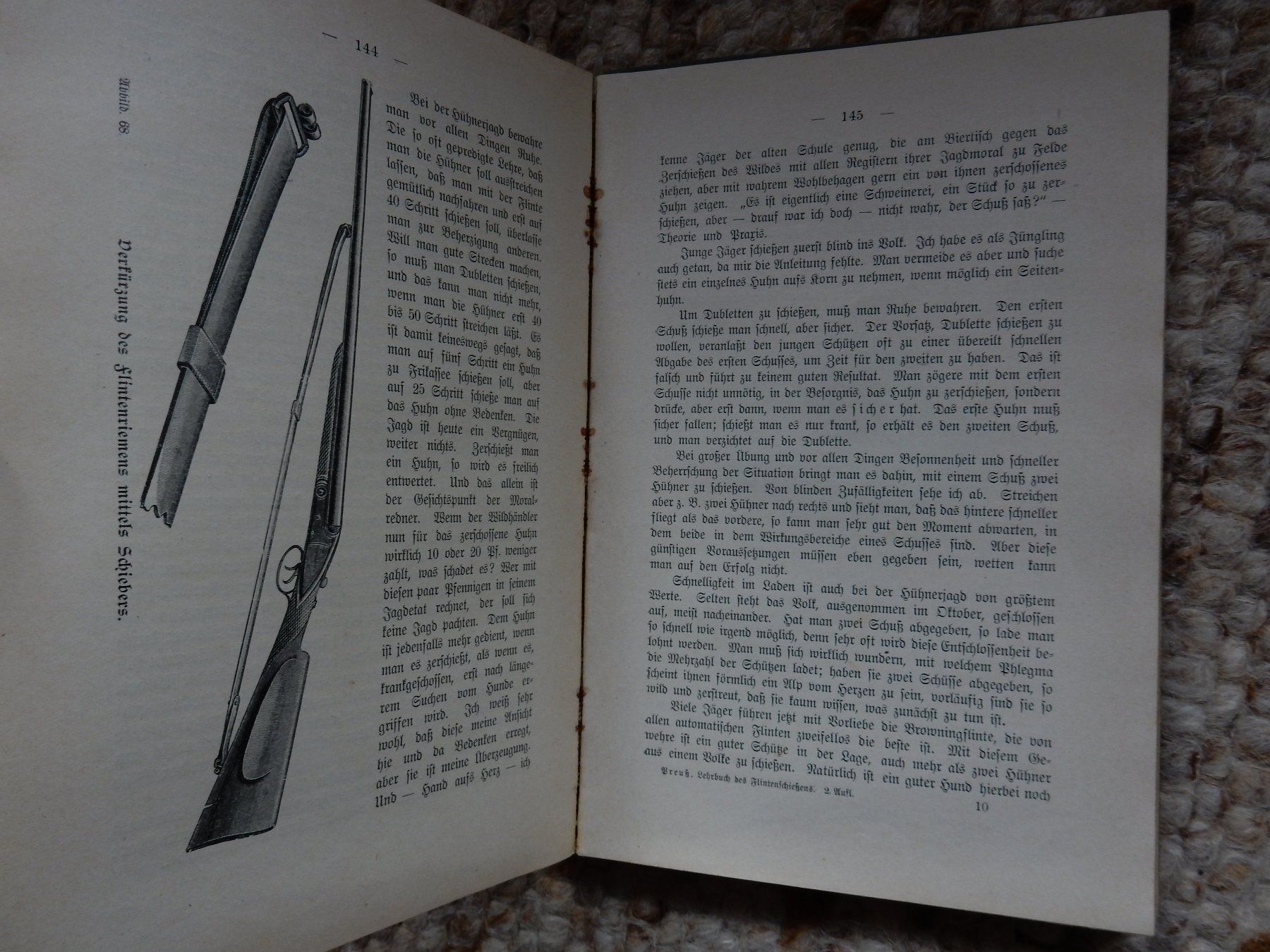 Libri: antikes Buch Albert Preuss Das Flintenschiessen 2. Auflage – Usato da Jona venduto da JOberg_25 5