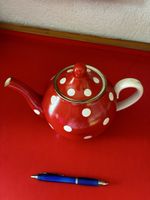 Teekanne getupft Vintage