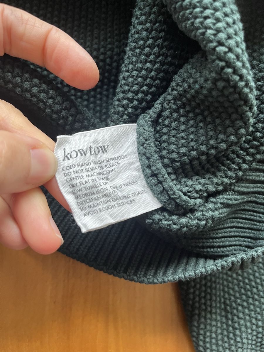 Maglioni & Felpe: Dunkelgrüner Kowtow Pulli XS – Usato da Zürich venduto da ehupp 5