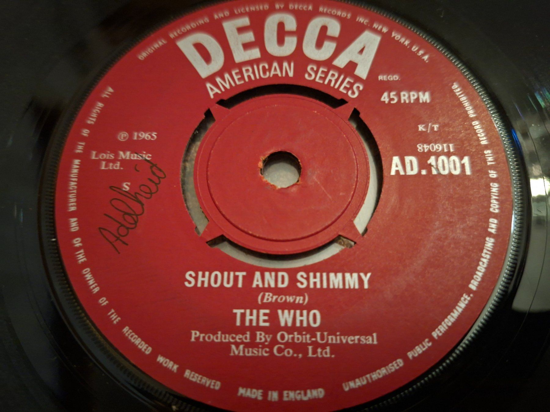 Dischi in vinile: Rare 7" - The Who - My Generation - 1965 – Usato da Bernex venduto da Wannabehasbeen01 4