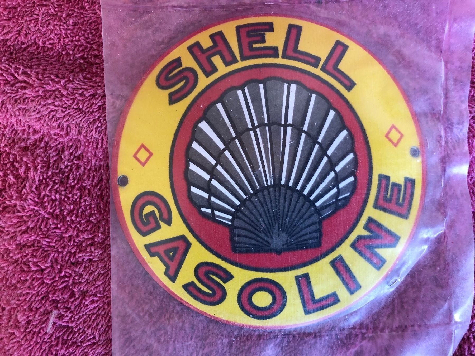 Insegne: Shell gasoline tankstelle tanksäule – Nuovo e nell'imballaggio originale da Reinach AG venduto da rares75