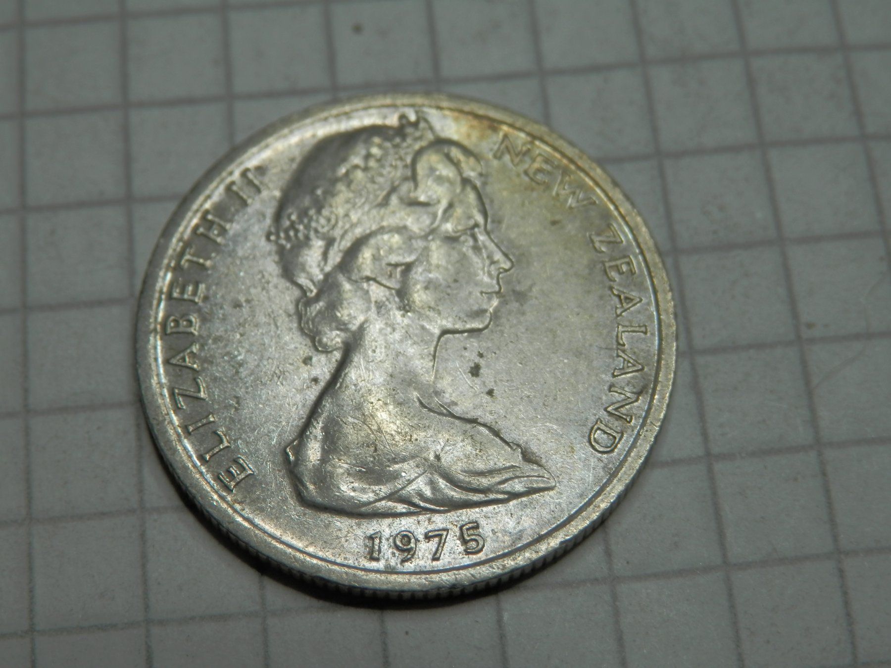 Alle Münzen: Neuseeland 5 Cent, 1975 – Gebraucht aus Weiach von weiach81