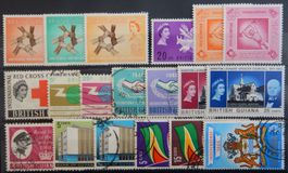 Guyana British Lot mit alten Werten Lot V