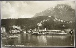 BRUNNEN mit Fronalpstock - Dampfschiff Unterwalden