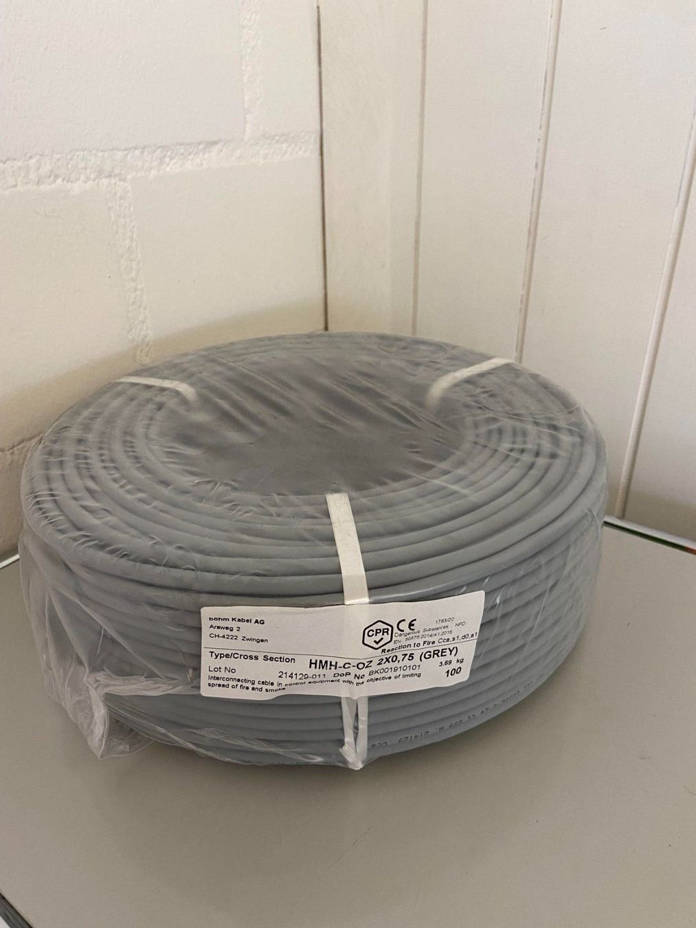 Cavi: Steuerleitung halogenfrei flex. 2x0.75 – Nuovo e nell'imballaggio originale da Zwingen venduto da boehm-kabel 2
