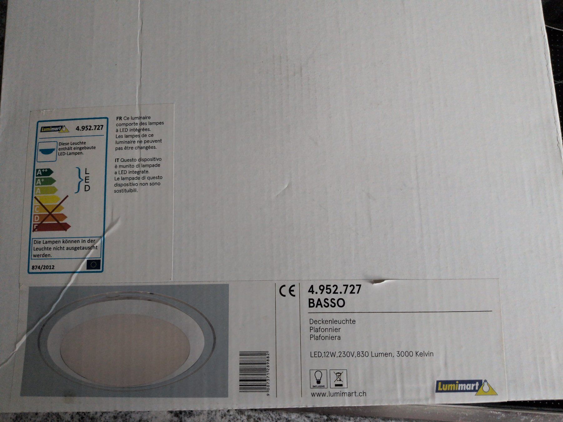 Kronleuchter & Deckenlampen: Deckenleuchte Basso – Neu und originalverpackt aus Wädenswil von Mamacita60