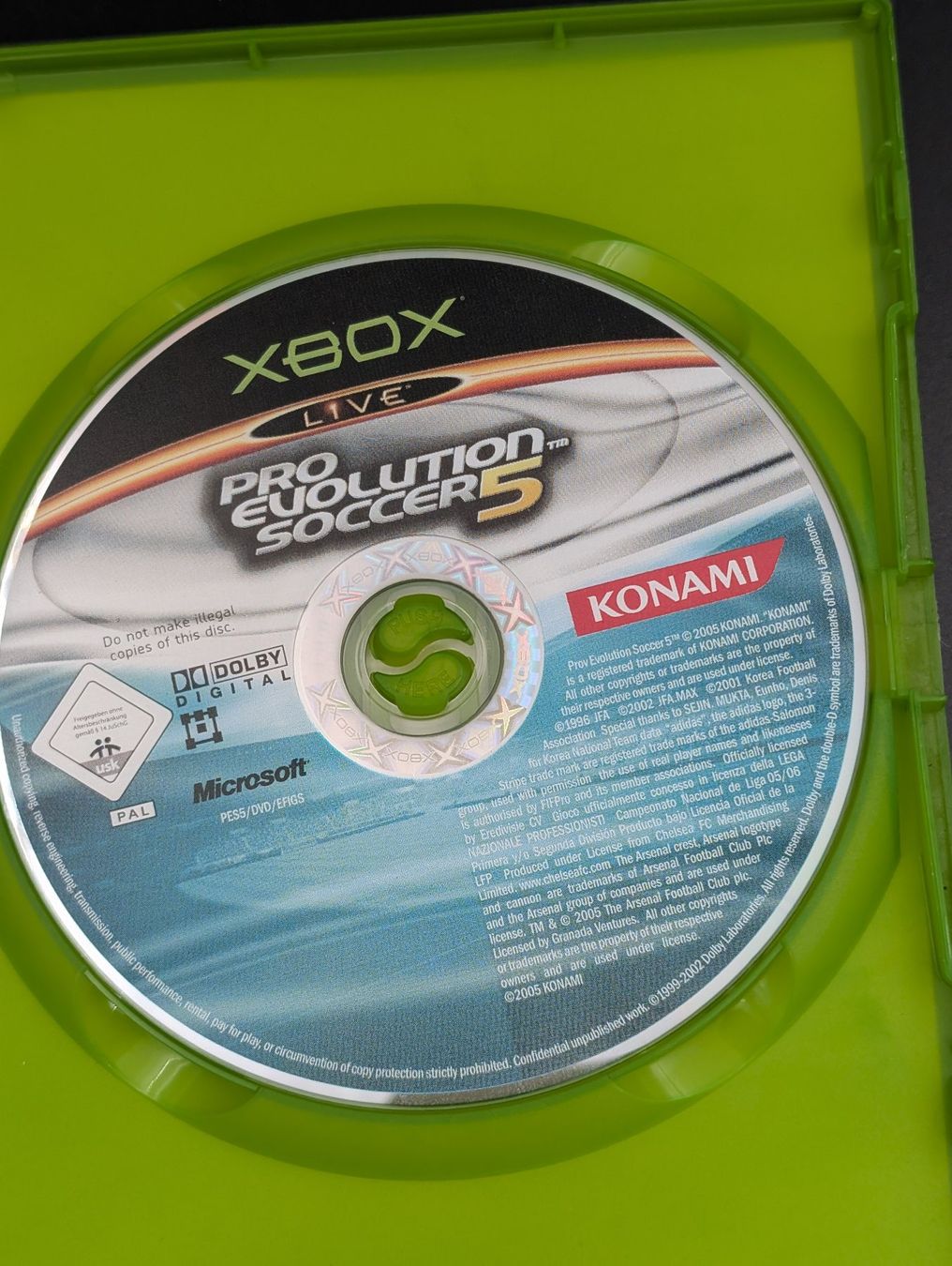 Microsoft Giochi: Pro Evolution Soccer 5 für Xbox – gebraucht – Usato da Wiezikon b.Sirnach venduto da Romsche 2