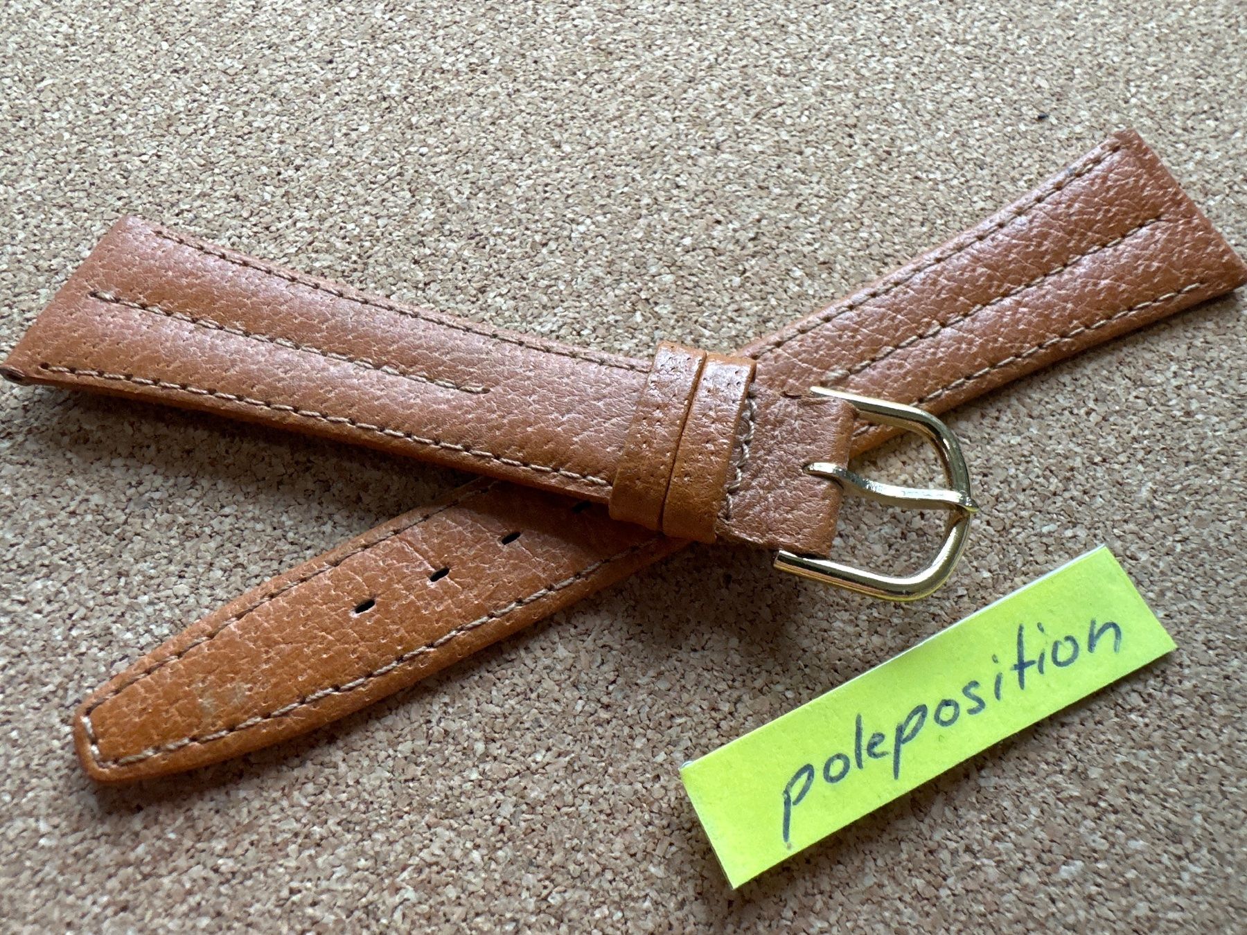 Bracciali & Braccialetti: 20mm Uhrenarmband Leder, braun – Nuovo (secondo la descrizione) da Courlevon venduto da Poleposition 4