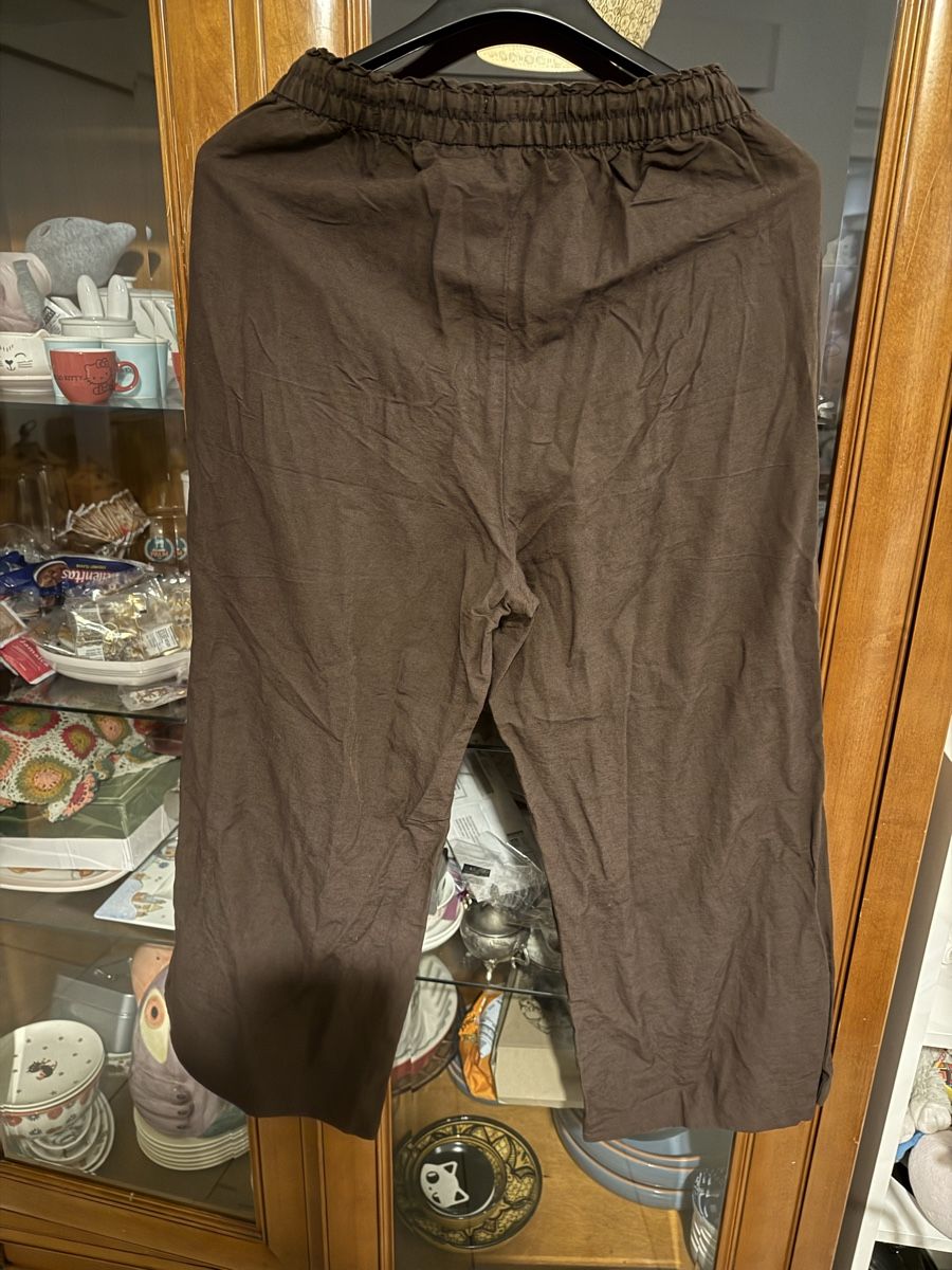 H&M Pantaloni: Mama trousers m in linen – Usato da Mendrisio venduto da ketolin 3