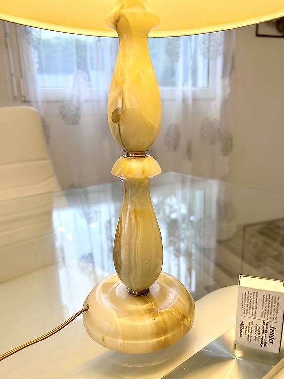 Lampade: Lampe à poser en onyx – Usato da Domdidier venduto da the_x6gl 1