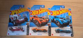3 Hot Wheels Autos Factory Sealed 2023 Set Neu OVP