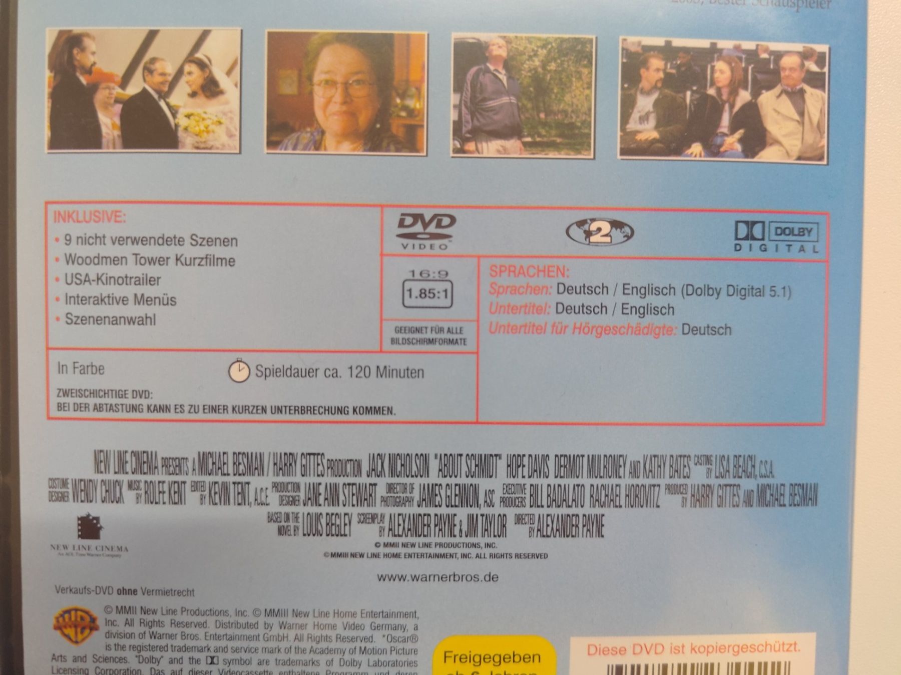 Tous les DVDs: About Schmidt – D'occasion à Liestal par Kratzilla 3