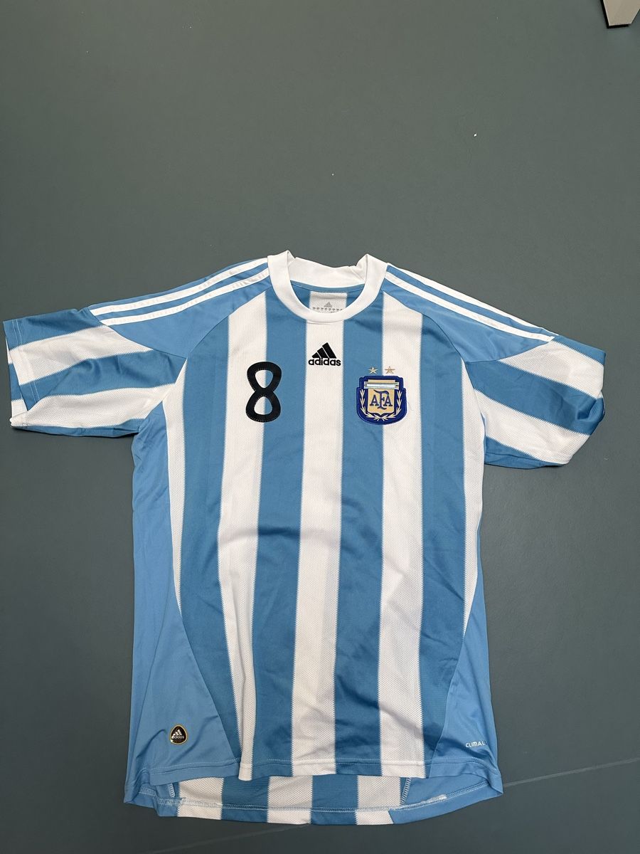 Adidas Canottiere & Pantaloni: Trikot Argentinien VERON Nr. 8 – Usato da Ennetbaden venduto da kloter6