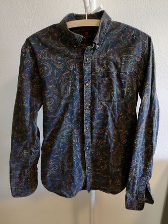 Scotch & Soda Hemd Paisley Muster Baumwolle