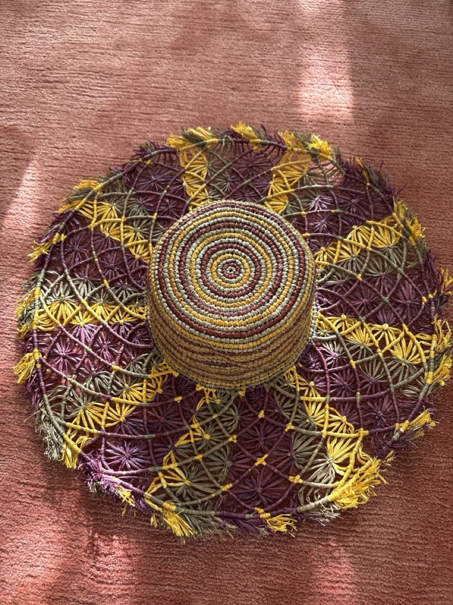 Chapeaux, bonnets & casquettes: Chapeau raphia tissé taille 58 – Neuf (Voir description) à Düdingen par Yellow