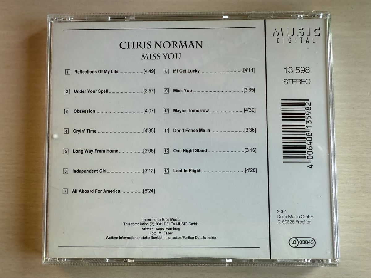CD: Chris Norman - Miss You - CD – Usato da Oberried Brienz venduto da Chyara 1